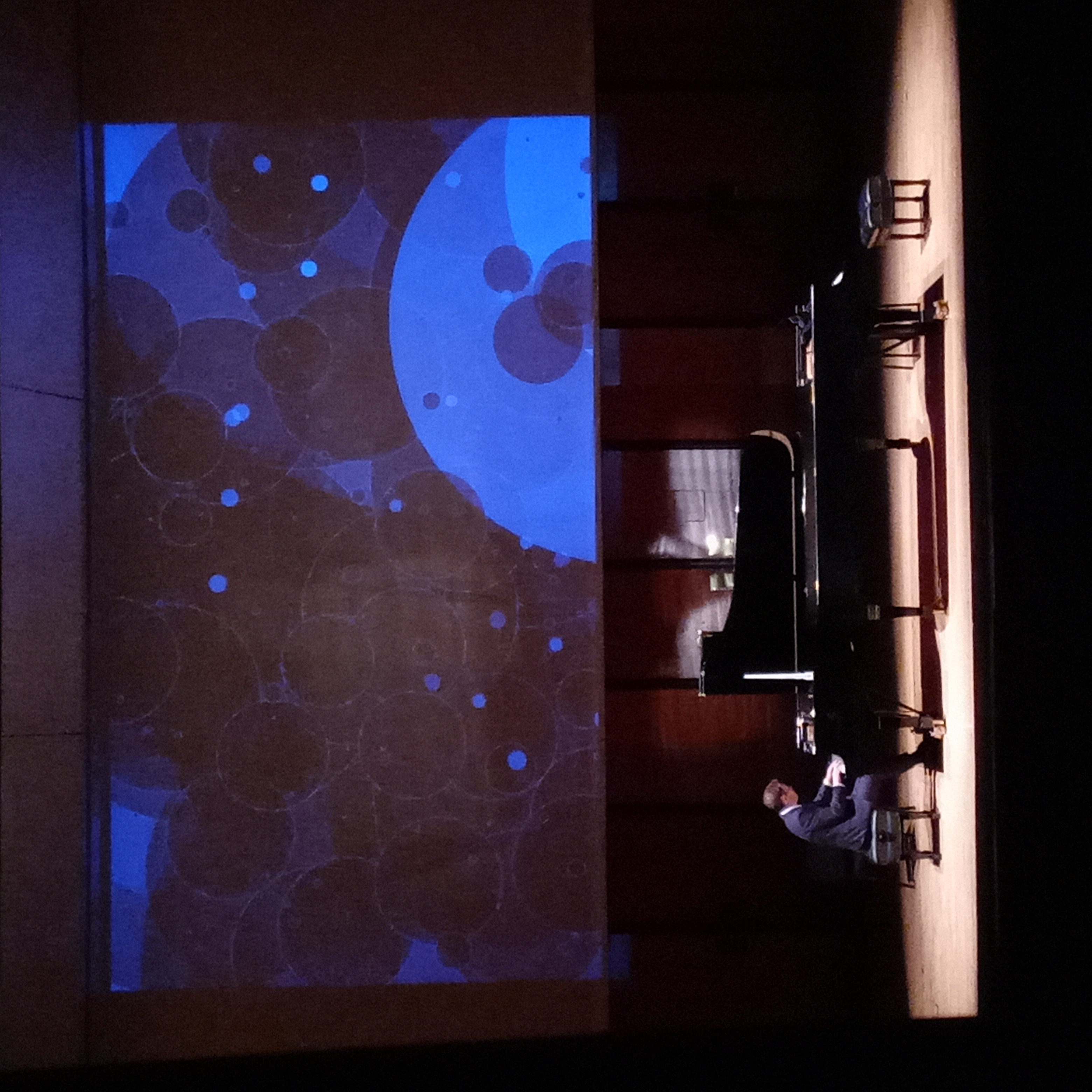 Projection visuals created for Reaction to Nocturne #9