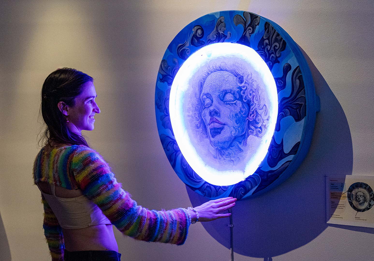 Full view of In the Clouds interactive painting