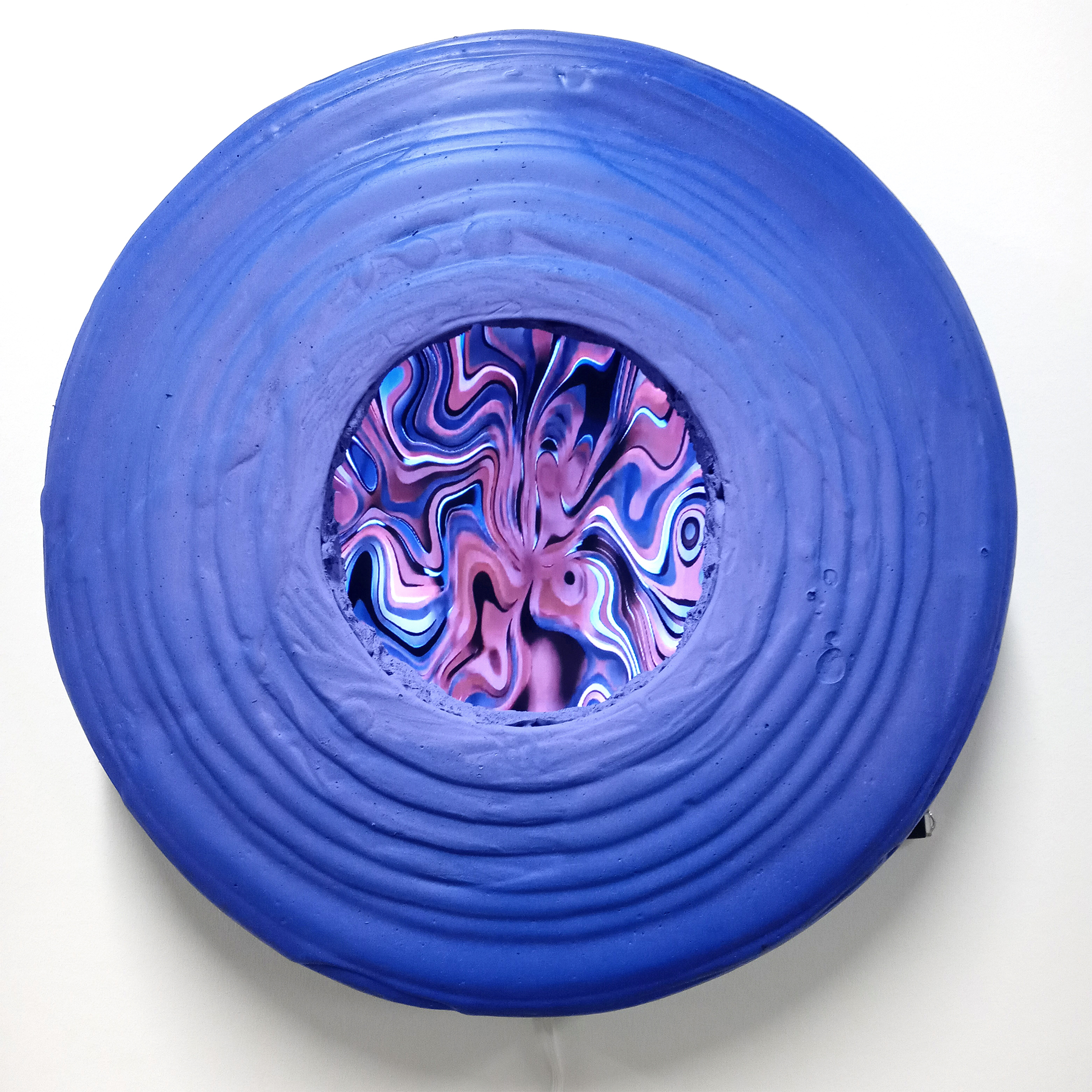 Processing the Body mixed-media wall piece